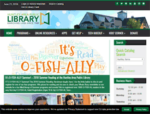 Tablet Screenshot of huntleylibrary.org